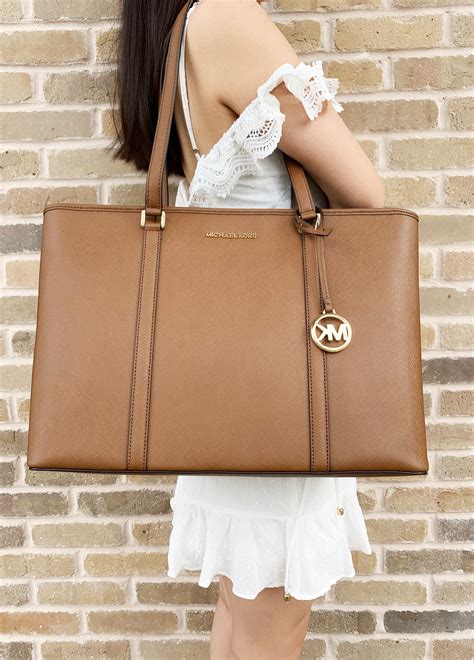 michael kors briefcase leather|michael kors laptop bag outlet.